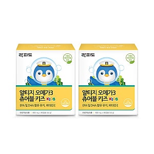 락피도 rTG 오메가3 츄어블 키즈 어린이영양제로 정착한 이유