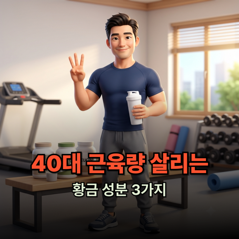 단백질 보충제 추천, 40대 근 손실 방지하는 3가지 선택 기준