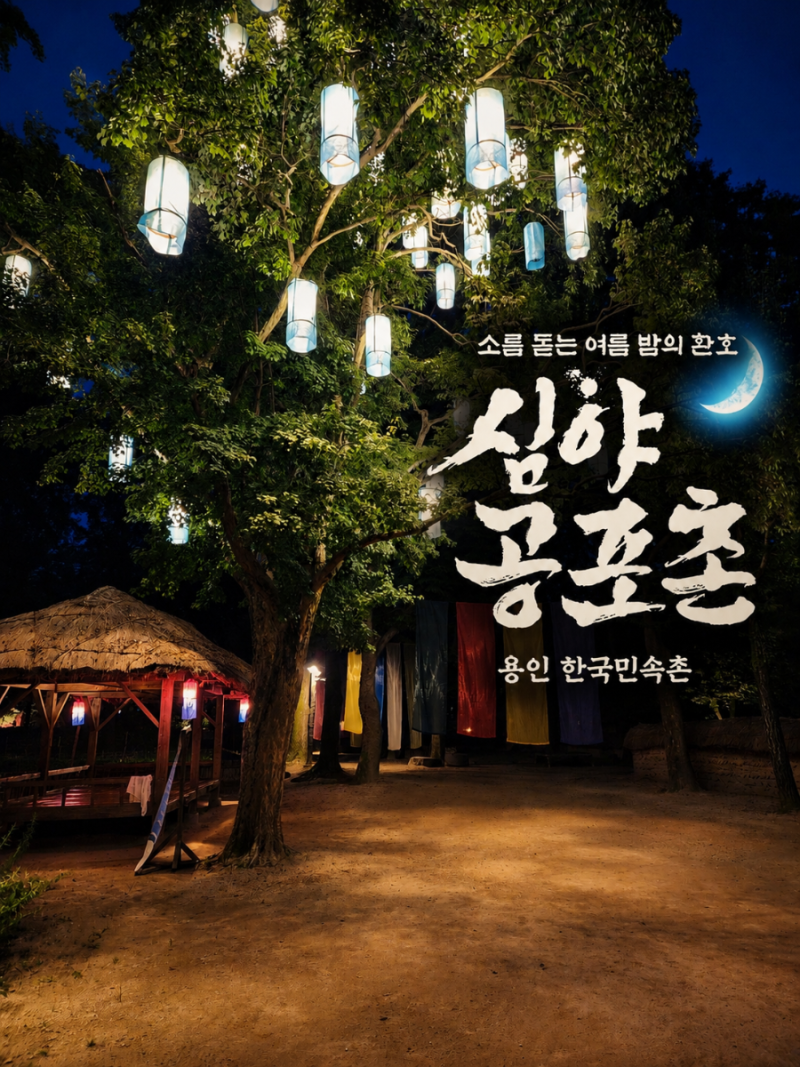 용인 한국민속촌 심야공포촌 심야귀행 아이와 즐긴 야간개장 후기