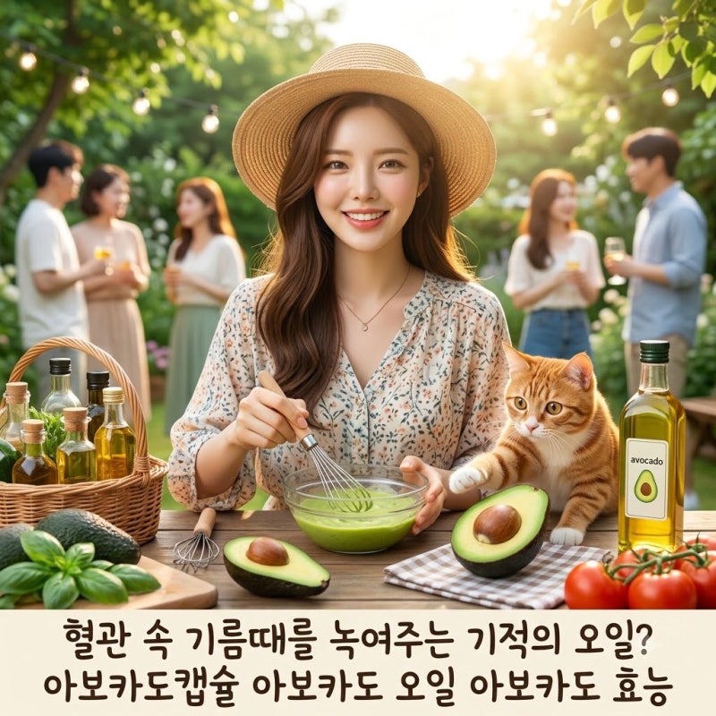 혈관 속 기름때를 녹여주는 기적의 오일? 아보카도캡슐 아보카도 오일 아보카도 효능
