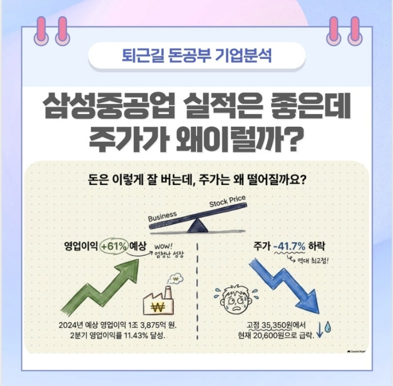 삼성중공업 주가 하락 이유? 41% 폭락 속 배당금 재개 주목해야할까?