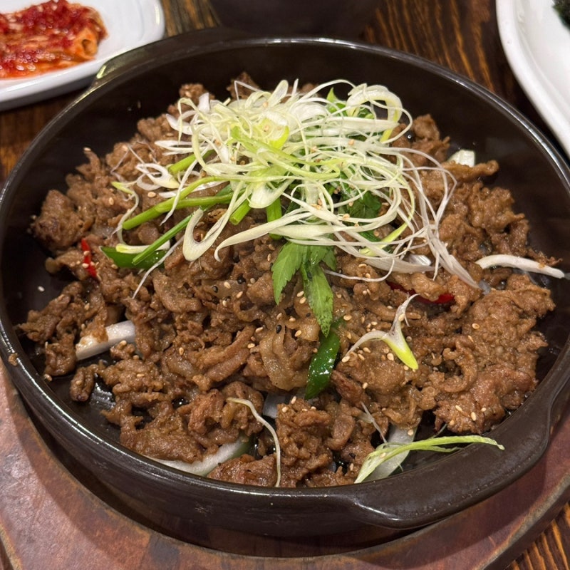 順天の韓定食の美味しい店 ナムニョクドゥルバプサン 鉄板豚プルコギ定食レビュー