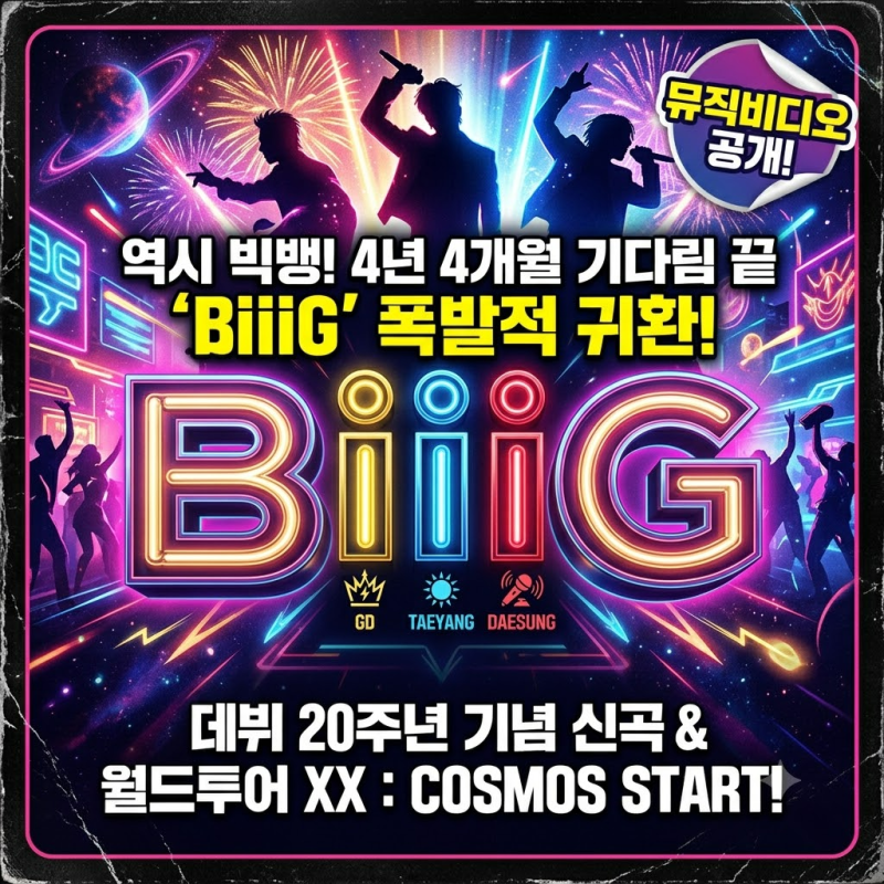 빅뱅 ‘BiiiG’, 4년 4개월을 기다린 이유