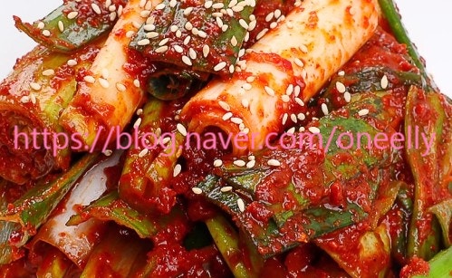 편스토랑 김용빈 10분 대파김치 레시피 만들기 만드는법