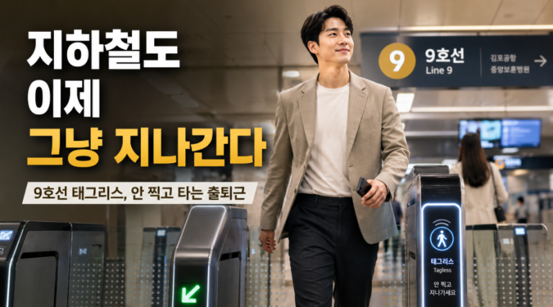 왜 아직도 찍고 타요? 9호선 태그리스, 출근길이 달라진다