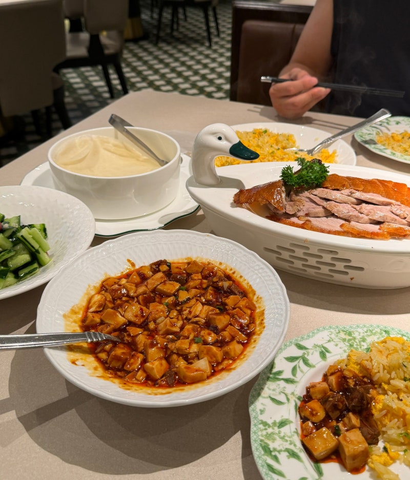 [중국/상하이] 상하이 신세계백화점 북경오리 가성비 맛집 경운화 추천