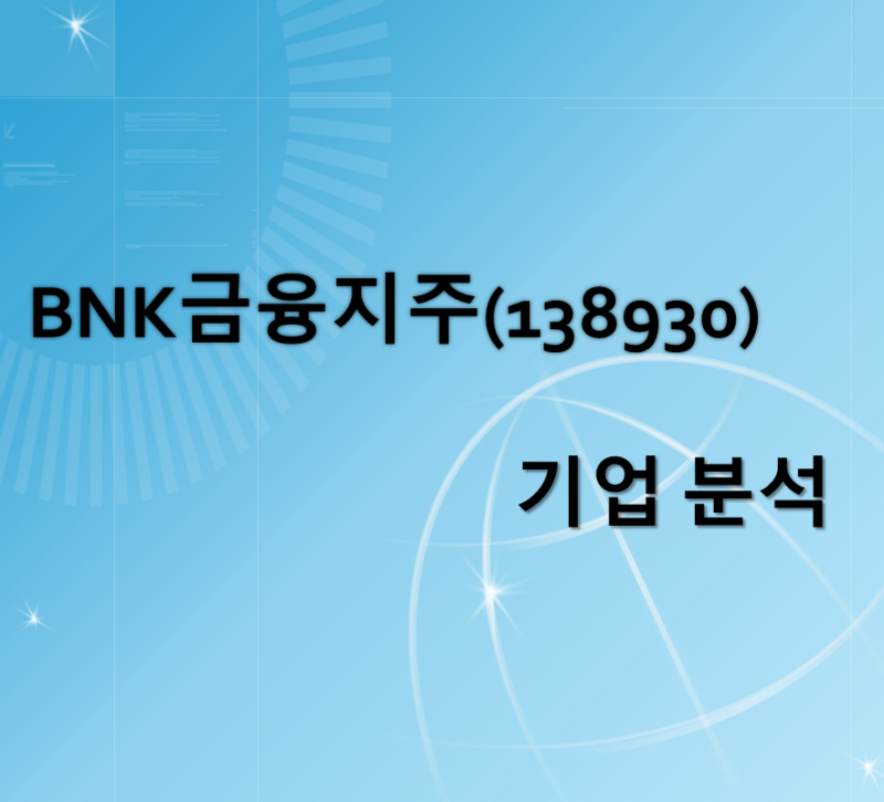 BNK금융지주(138930) 기업 분석