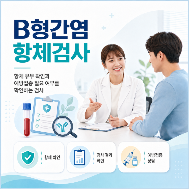 B형간염 항체검사, 결과는 어떻게 볼까? 항체 없으면 예방접종 필요할까?