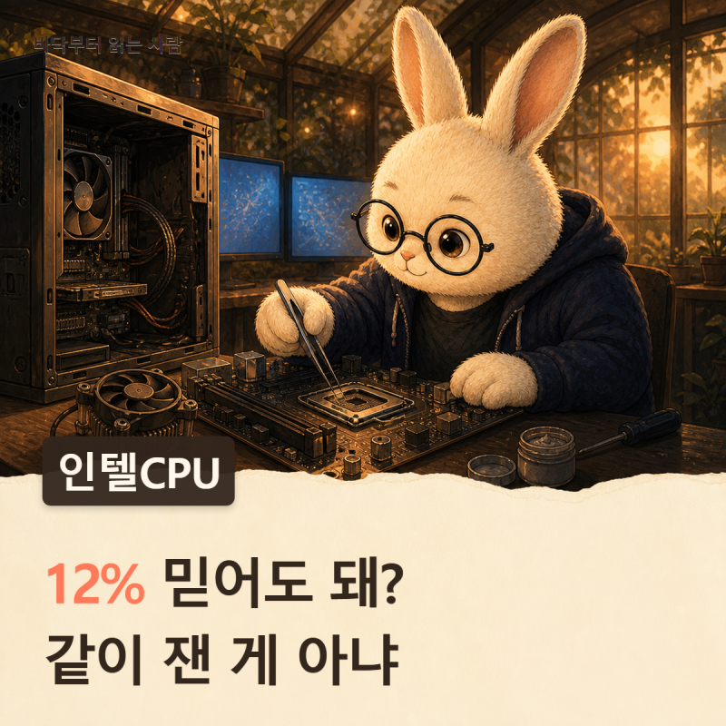 인텔 노바레이크 Ultra 9 4950K, CPU-Z 1,000점과 12% 비교의 조건