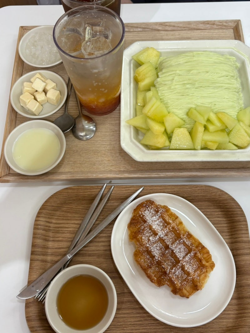 강남 대치동 카페 사실빙 대치점 디저트 가득 실타래 빙수맛집 추천 !