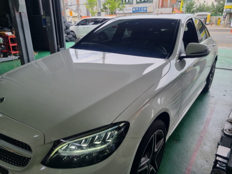 벤츠 C200 2021년식 9단 미션오일 교환｜ZF 오일팬 + 챔피온 미션오일 작업