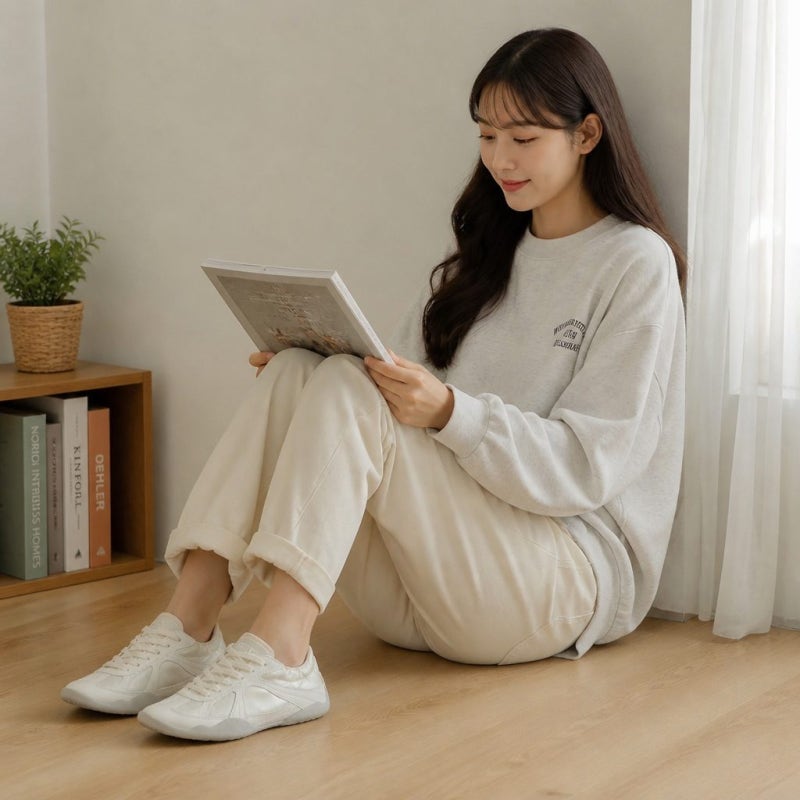 매일 신기 좋은 여성 운동화, 휠라 글리오 크림 사이즈 선택 팁