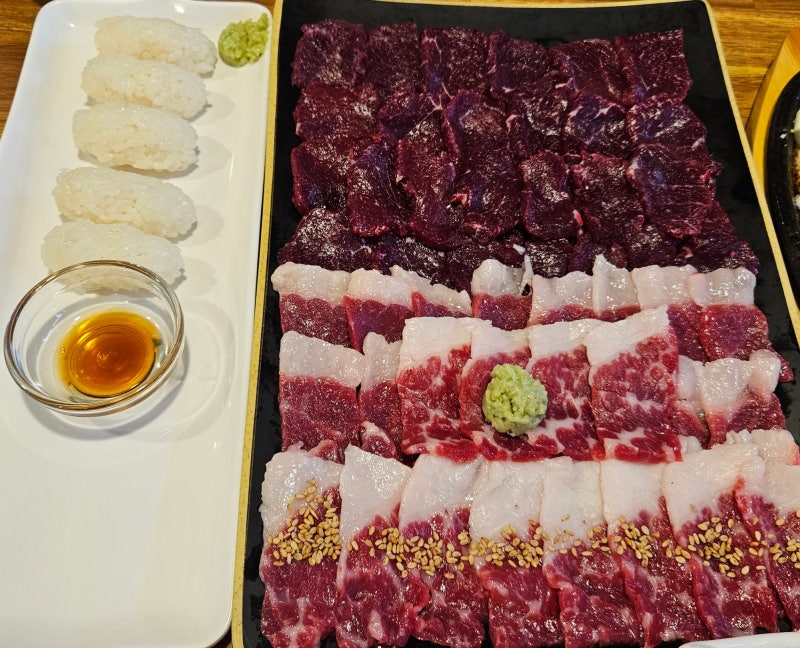 [내 돈 내산] 구미 옥계동 맛집 금송아지생고기 옥계산동점｜오드레기 먹으러 갔다가 차돌사....