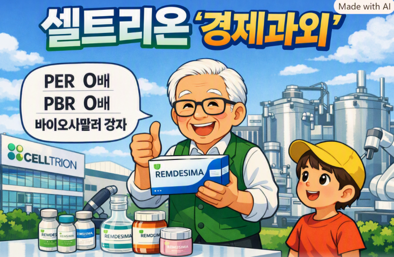 할배, 주워라?! '셀트리온!!' 무상증자 흥행과 렘시마, 허쥬마 인기폭발로 곧 주가가 상승세에....