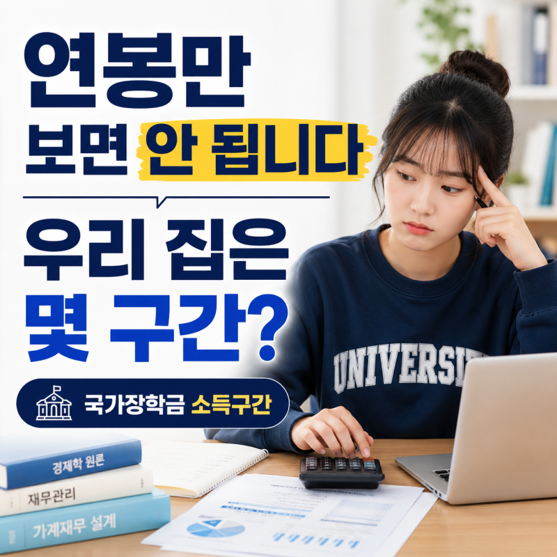 국가장학금 소득구간｜우리 집은 몇 구간일까? 연봉만 보면 안 되는 이유