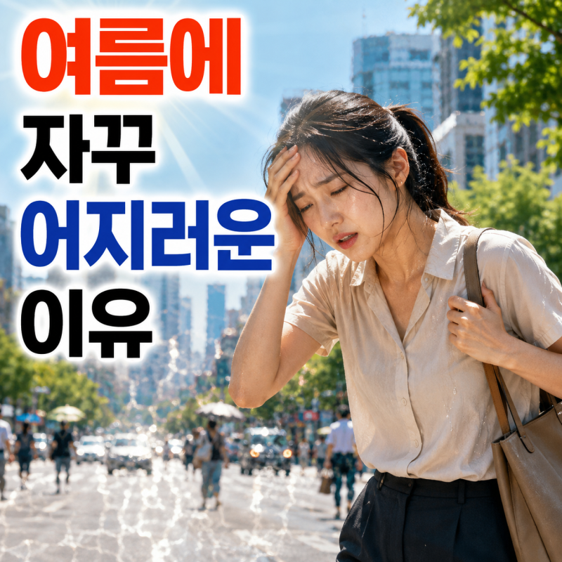 여름 저혈압 증상 핑 도는 어지럼증 더울 때 기운 빠지는 진짜 이유