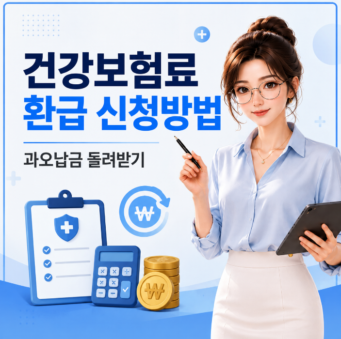 건강보험료 환급 신청방법｜과오납금 돌려받기