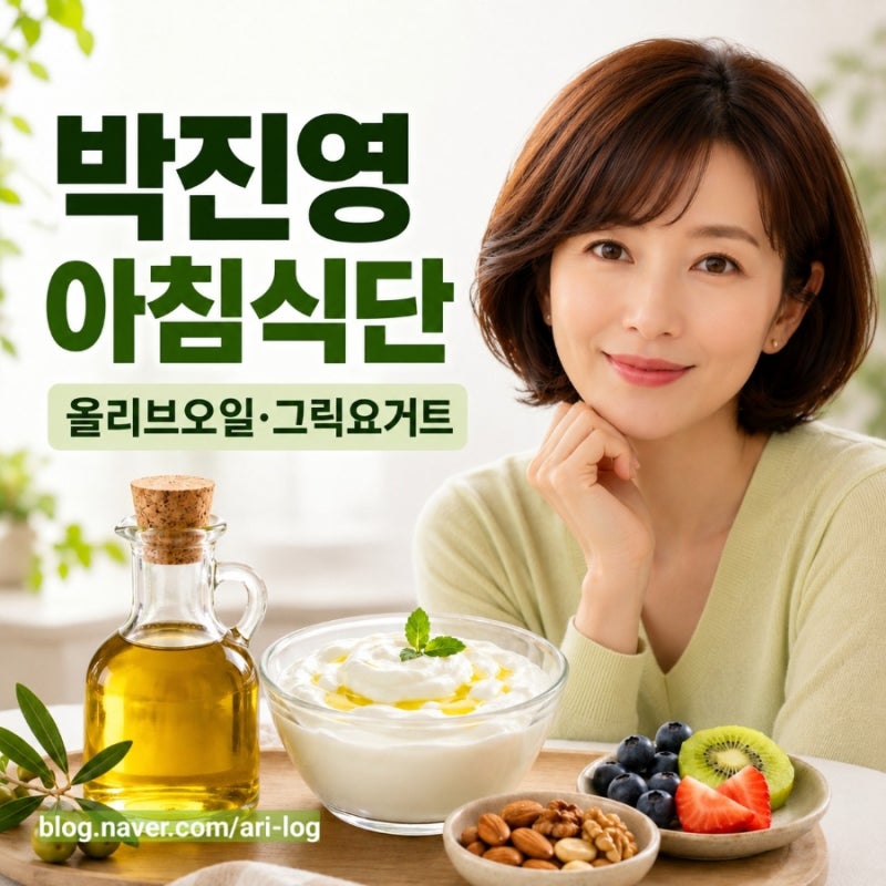 박진영 아침식단, 올리브오일·그릭요거트 어떻게 먹을까?