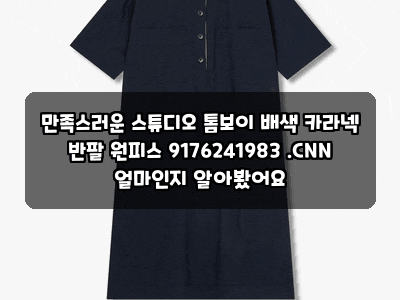만족스러운 스튜디오 톰보이 배색 카라넥 반팔 원피스 9176241983 .CNN 얼마인지 알아봤어요