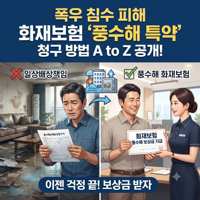 물에 잠기고 불에 탄 내 집, 보험금 제대로 받는 법 — 풍수해특약·화재보험 보상처리 완전 ....