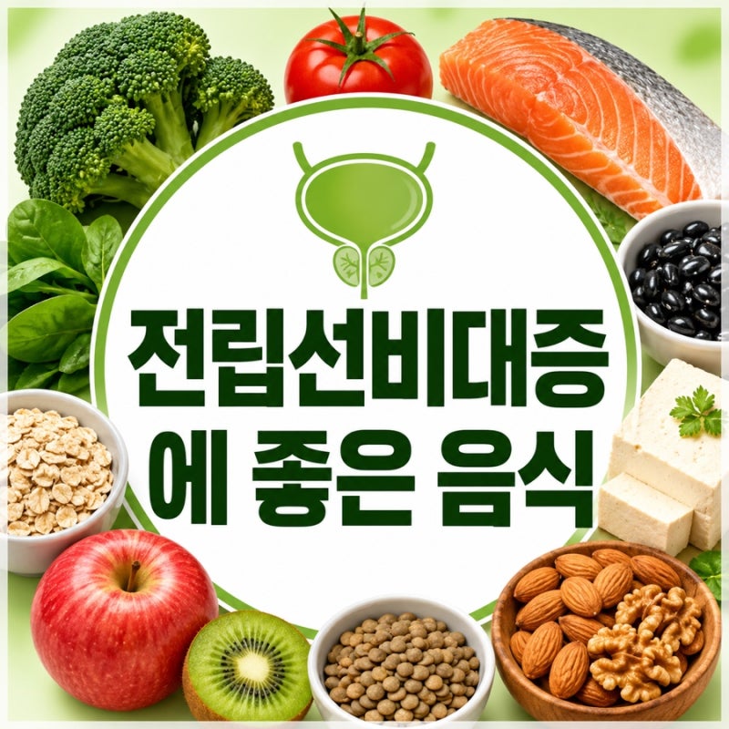 전립선비대증에 좋은 음식, 소변줄기 약하고 밤에 자주 깬다면 이렇게 드세요