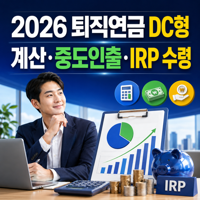 2026 퇴직연금 DC형 해지 방법과 퇴사 후 IRP 수령 절차 완벽 가이드(+뜻 계산법 중도인출 사유)