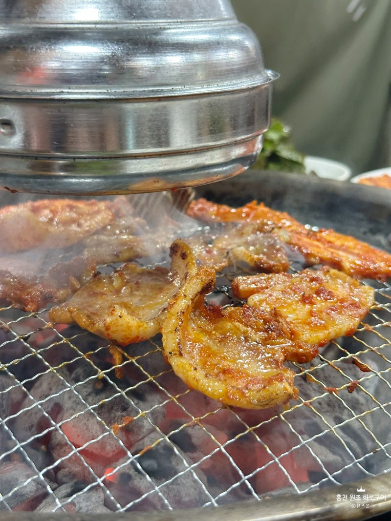 홍천 맛집 홍천원조화로구이 | 흑돼지 화로구이 가격·3인 가족 후기