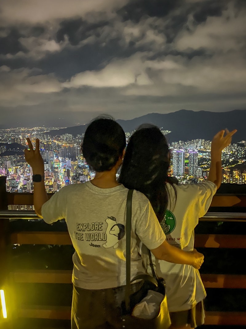 부산 야경 명소 황령산 전망대 봉수대 드라이브 코스