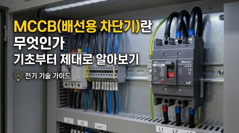 MCCB(배선용 차단기)란 무엇인가, 기초부터 제대로 알아보기
