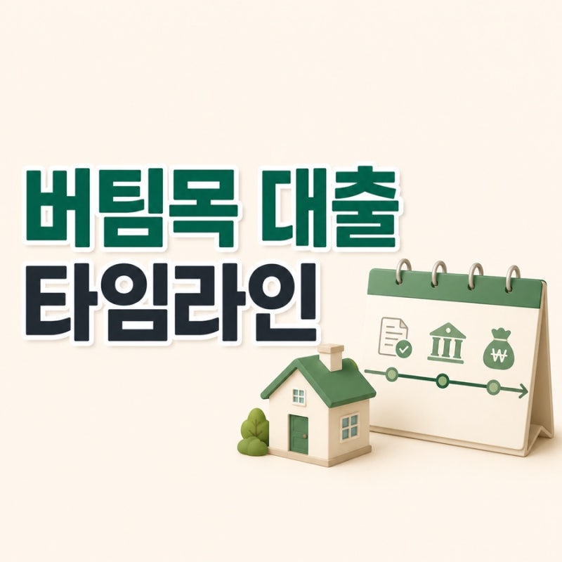 버팀목 대출 목적물 변경 타임라인[필요 서류, 대출한도 등]