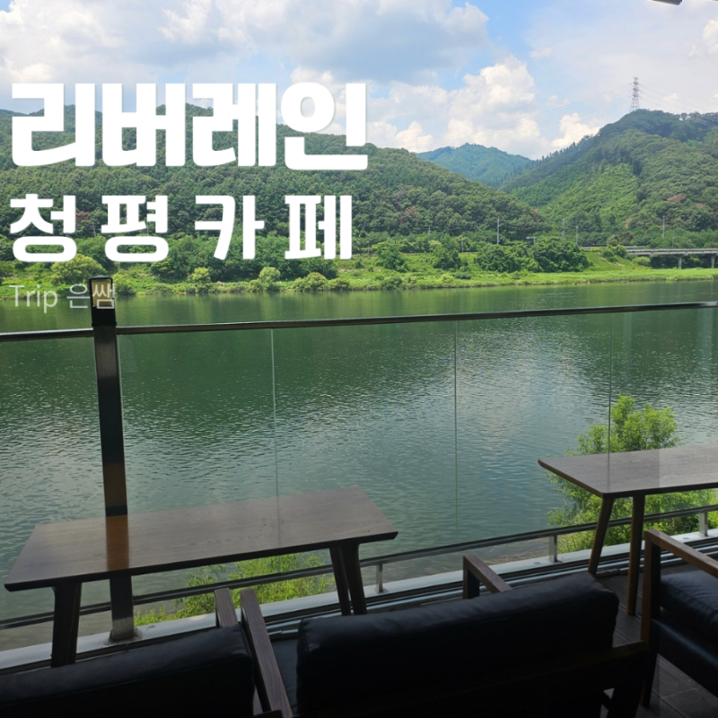 [청평 카페] 북한강 뷰에 반하고 빵에 감동하는 청평 리버레인! 애견동반 힐링 코스