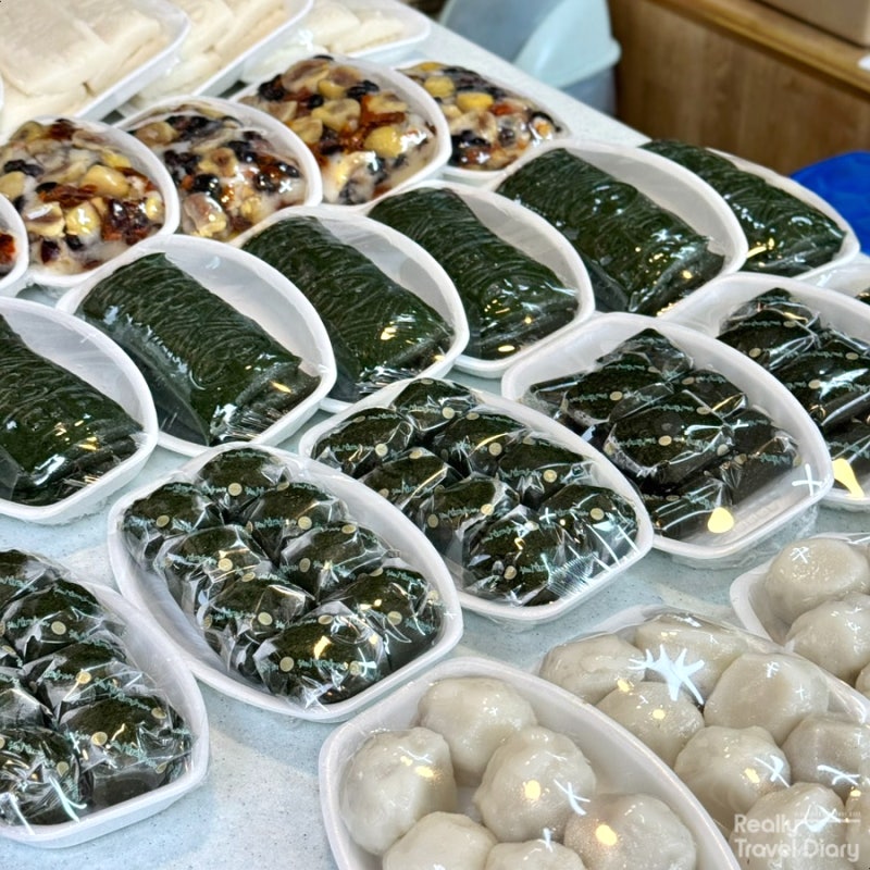 旌善アリラン市場のグルメ：5日市の開催日、おすすめの食べ物（フェドンチプ、スリチトック、野菜チキン）