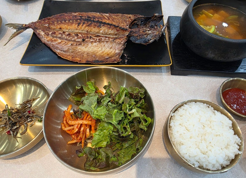 [안동 맛집] 확장이전한 안동 일직식당 간고등어구이 정식 솔직 후기 (주차 웨이팅 메뉴 정보....