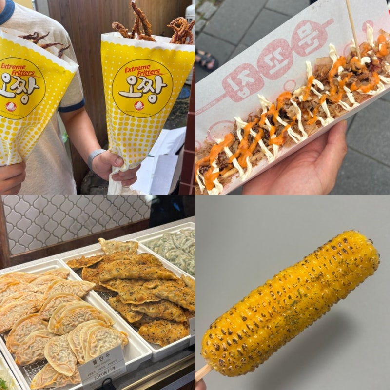 全州韓屋村街頭美食推薦 從魷魚到街頭小吃