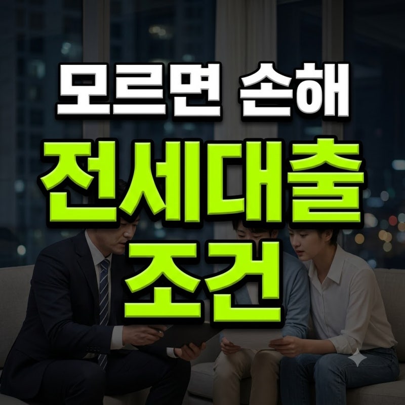 전세자금대출 조건 완벽 가이드: 버팀목부터 신혼부부 전세대출까지 한눈에 비교