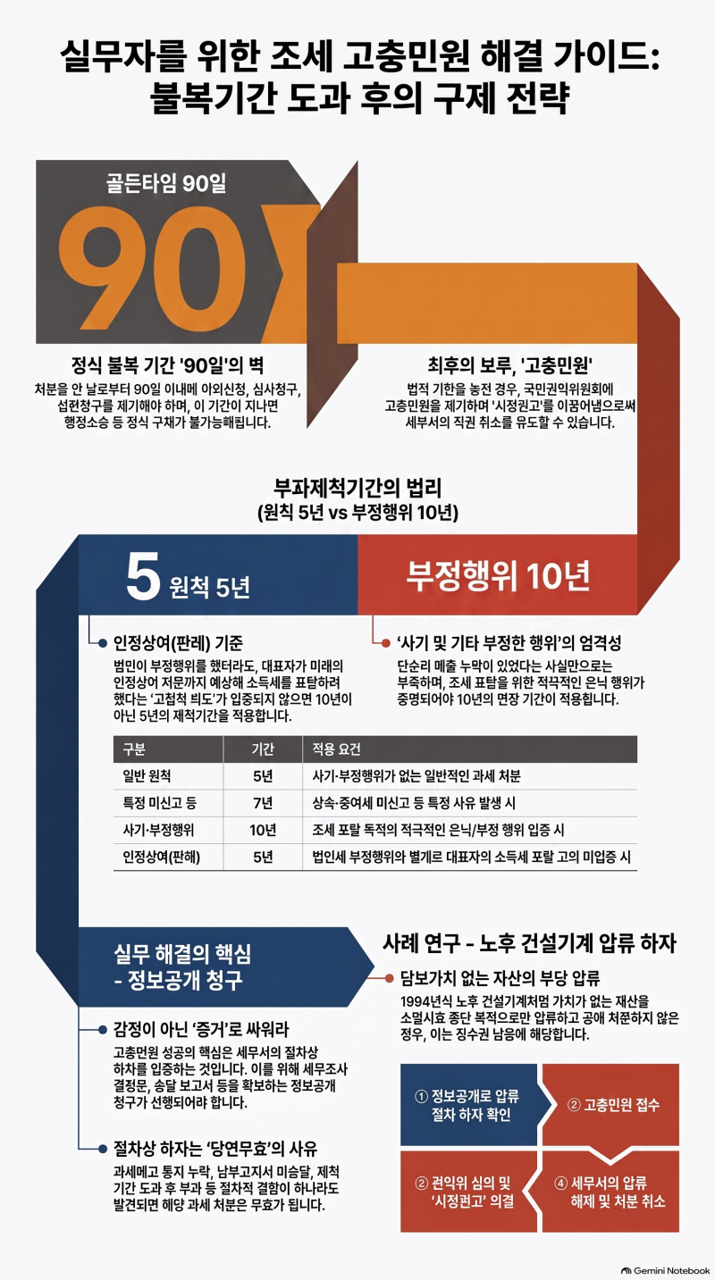 세무서 압류 통지 못 받았다면 — 압류 무효 vs 부과처분 무효, 뭘 다퉈야 할까 (행정민원 17강....