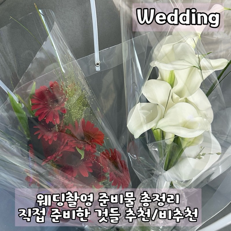 W8. 광주 웨딩촬영 준비물｜헤이허니 스튜디오 직접 준비한 것들