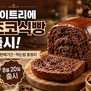 화이트리에 초코식빵 출시! 가격부터 판매기간·먹는법까지 총정리