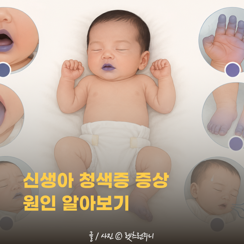 신생아 청색증 증상 원인 알아보기