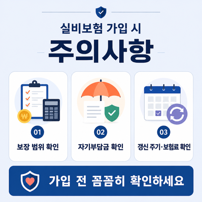 실비보험가입 전 꼭 확인해야 할 3가지, 가입할 때 무엇을 봐야 할까