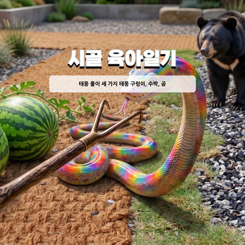 태몽 풀이 세 가지 태몽 구렁이, 수박, 곰