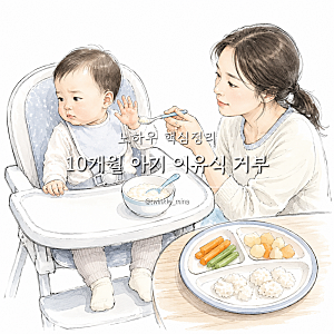 10개월 아기 이유식 거부 유아식 시작 노하우 핵심정리