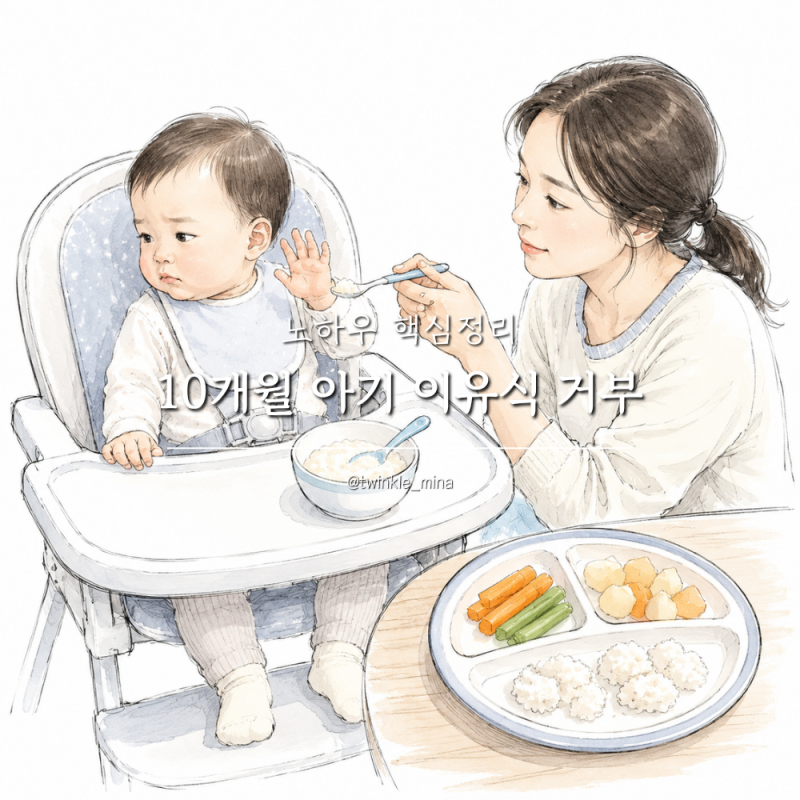 10개월 아기 이유식 거부 유아식 시작 노하우 핵심정리