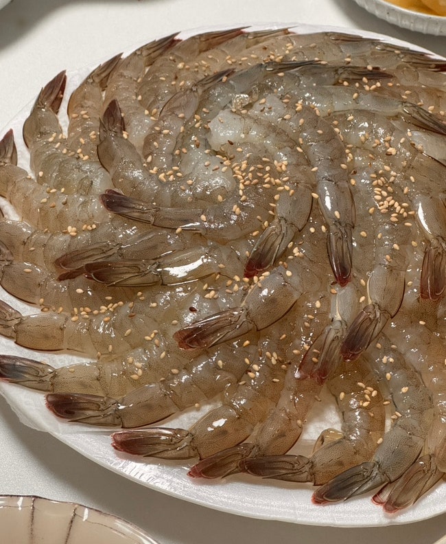 울산 농수산물시장 생새우회 포장 맛집 56번 수도상회