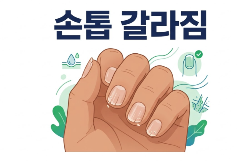 손톱갈라짐, 손톱갈라지는 이유, 손톱건강