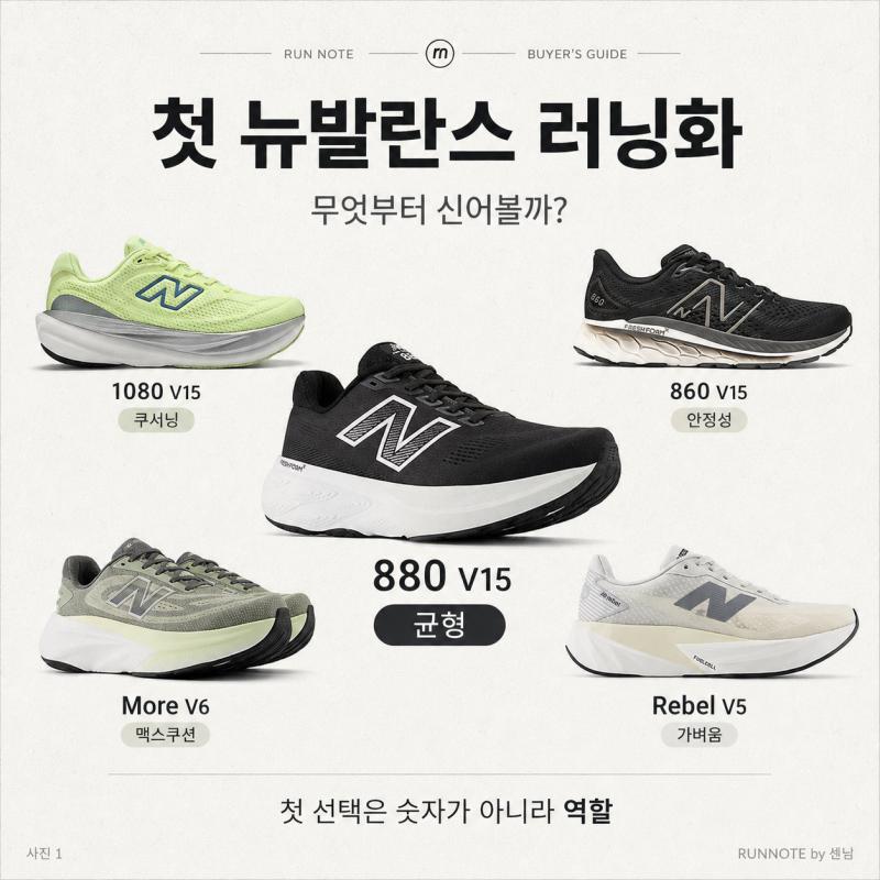 뉴발란스 입문 러닝화 추천｜첫 러닝화 선택 가이드