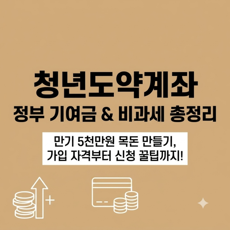 2026 청년도약계좌 조건 총정리: 정부 기여금 매칭과 만기 5천만원 수령 전략