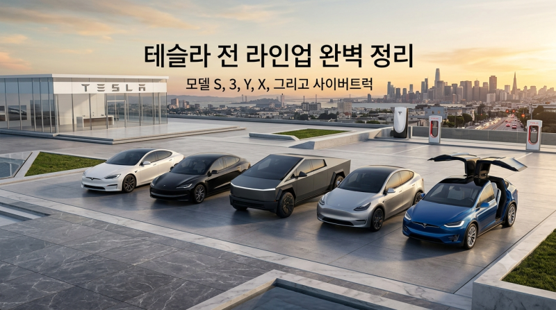 테슬라 모델별 주행거리 및 기능 차이 완벽 정리 (Model 3, Y, S, X, Cybertruck)