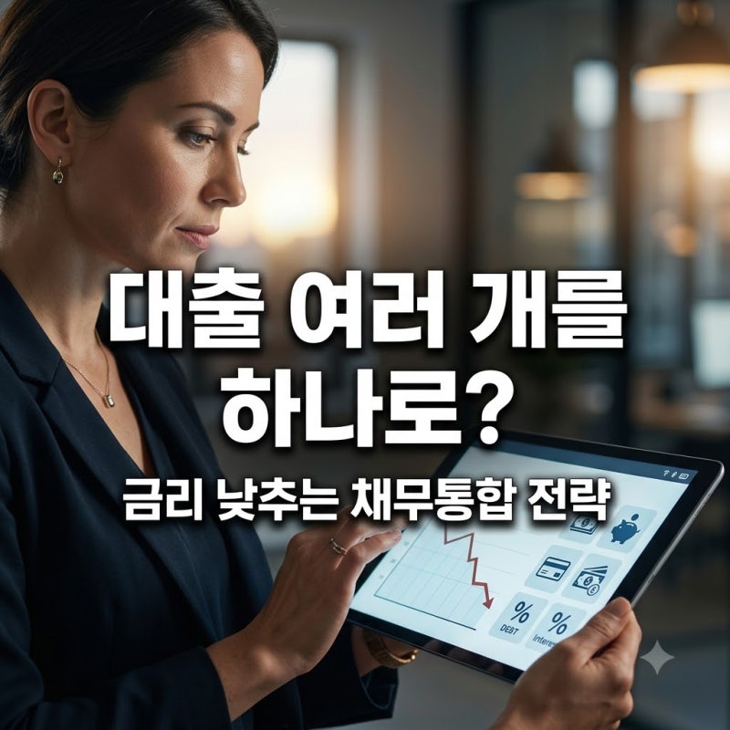 신용대출 여러 개를 하나로 합치면 정말 금리가 낮아질까? 채무통합의 모든 것