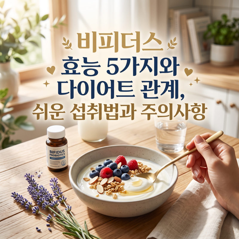 비피더스 효능 4가지와 다이어트 관계, 쉬운 섭취법과 주의사항
